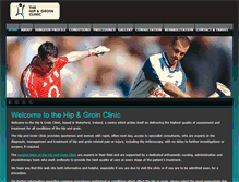 Tablet Screenshot of hipandgroinclinic.ie
